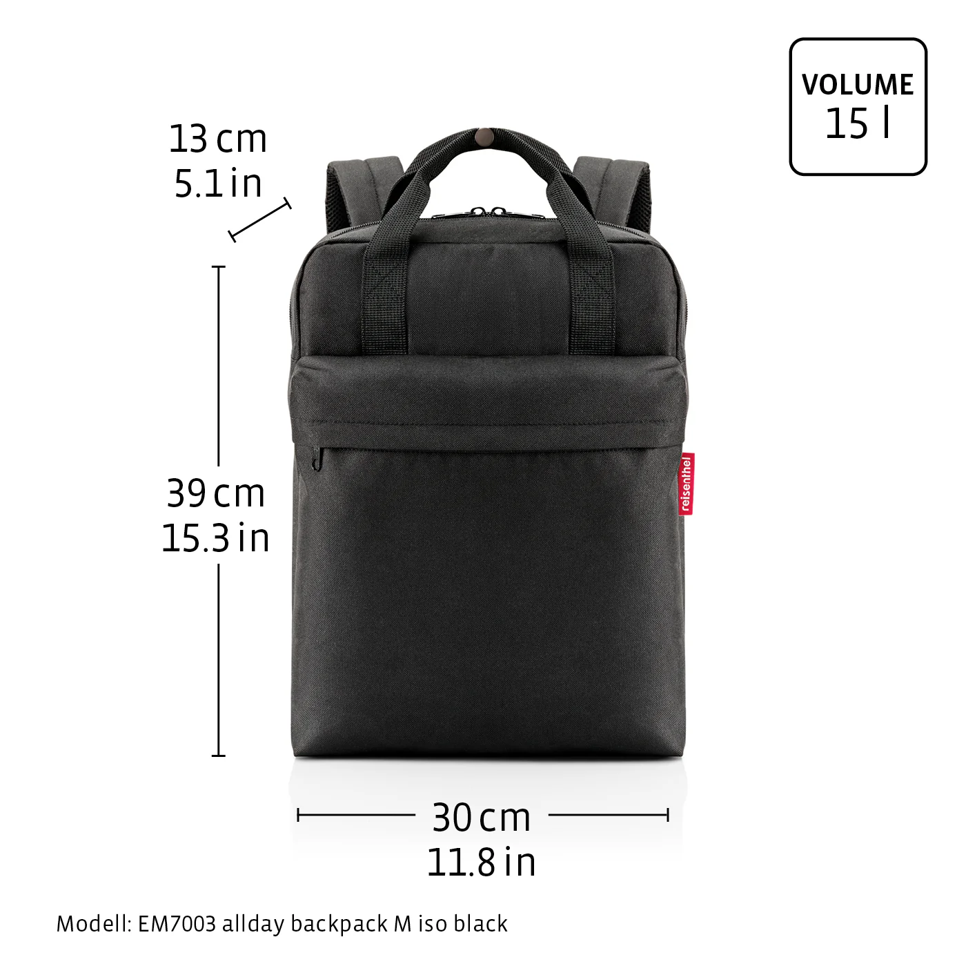allday backpack M iso twist silver - Image 4
