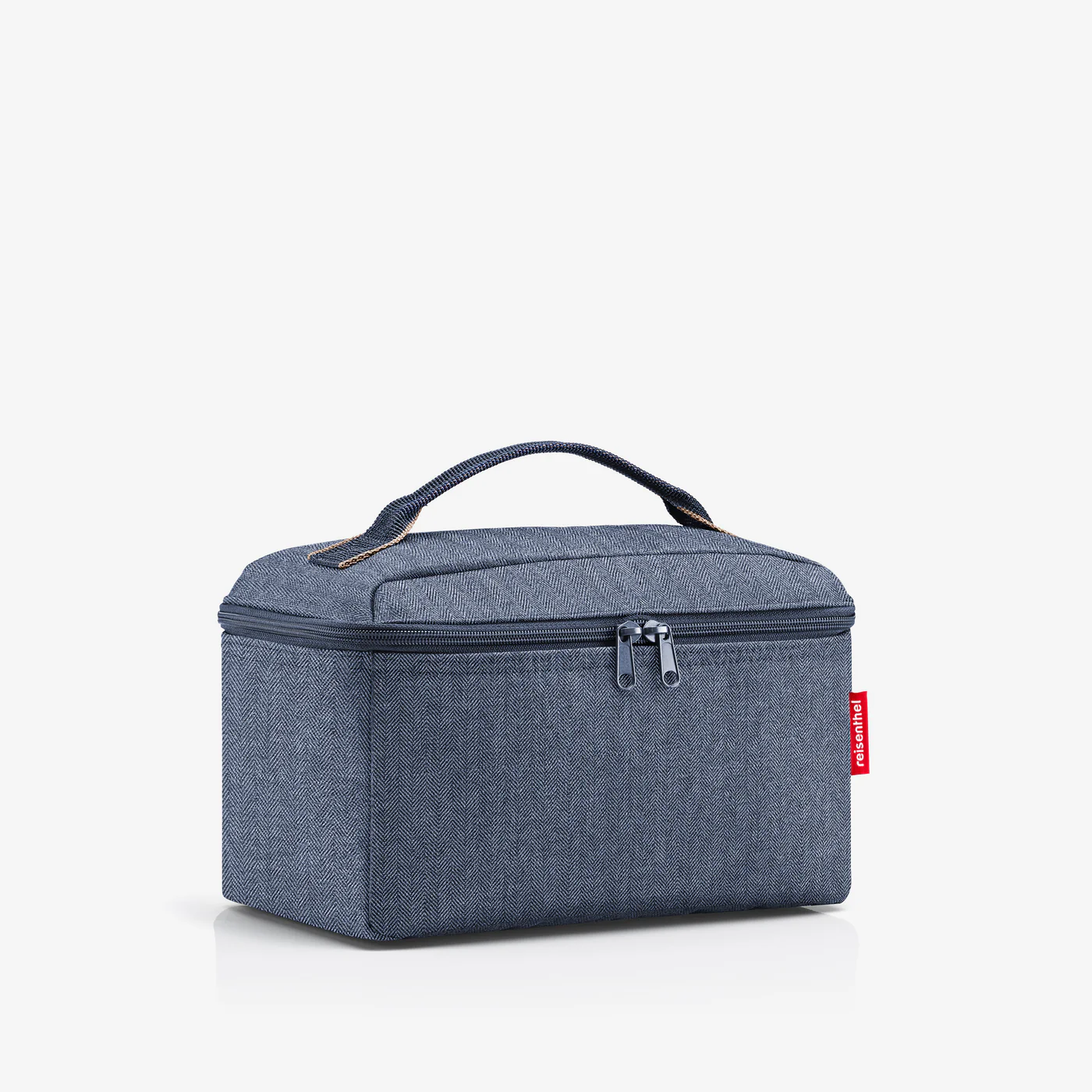beautycase herringbone dark blue - Image 3
