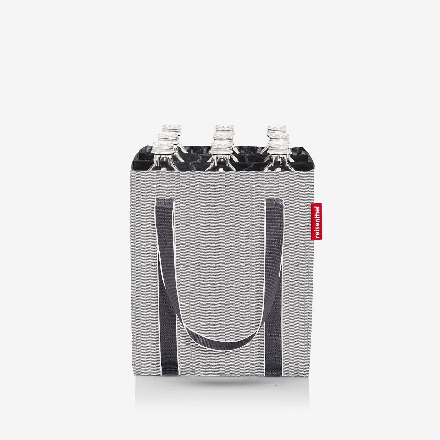 bottlebag herringbone grey - Image 3