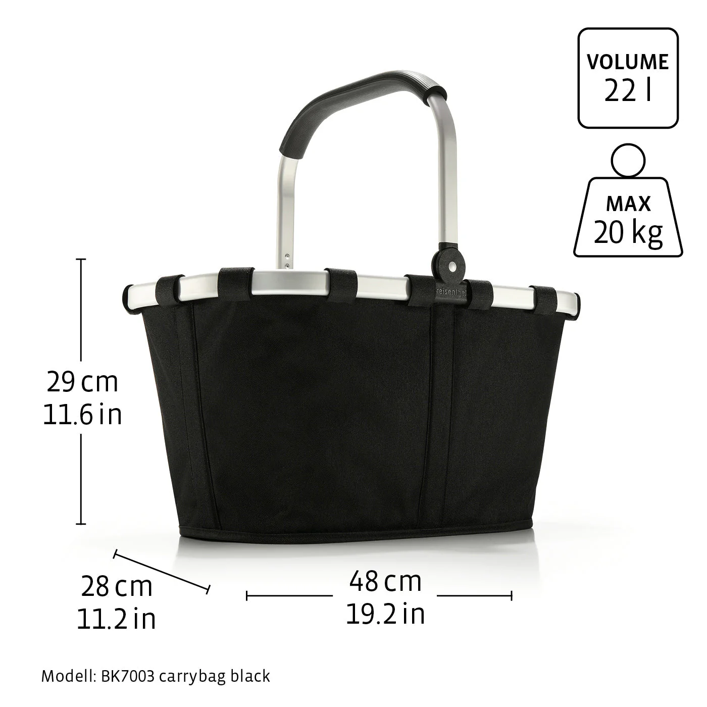 carrybag herringbone dark blue - Image 8