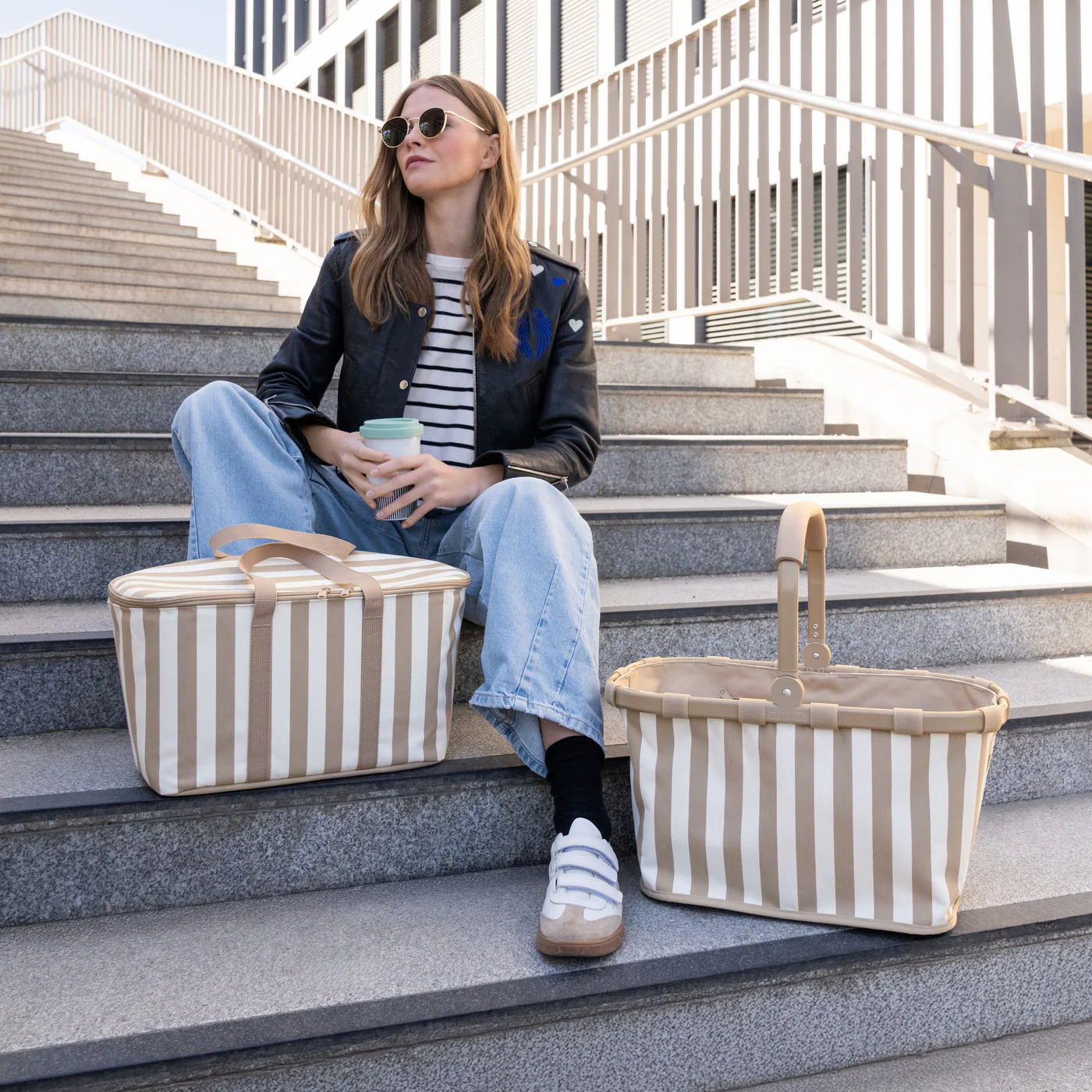 carrybag summerstripes coffee - Image 3