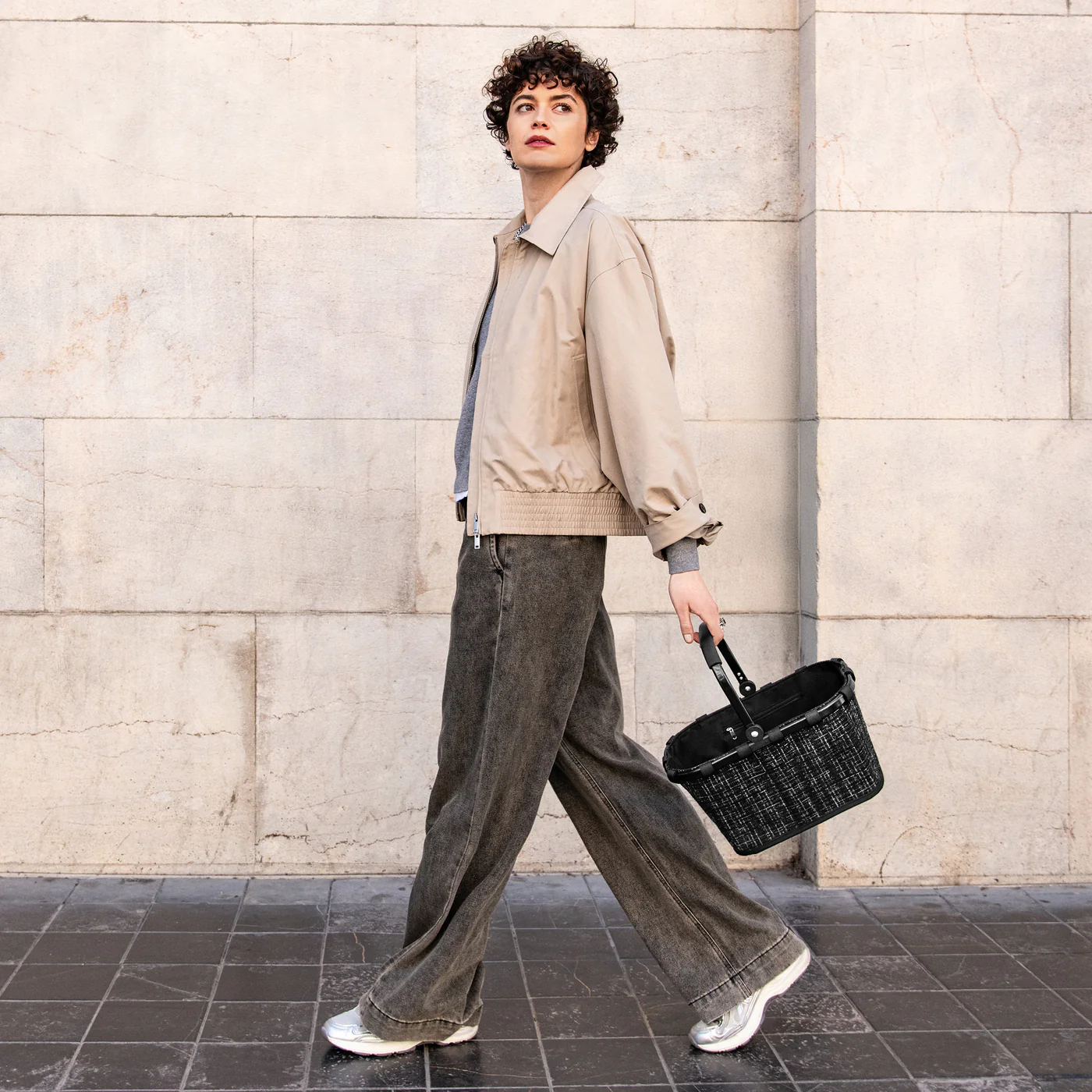 carrybag XS bouclé black - Image 3