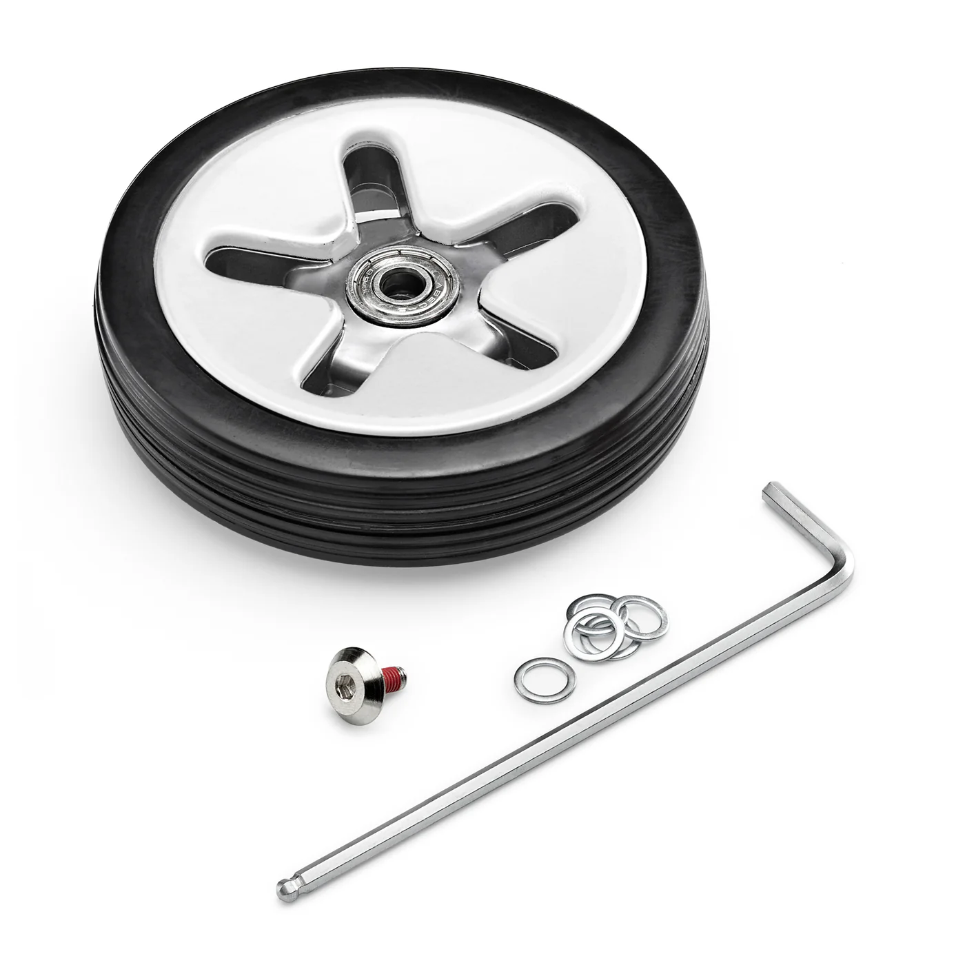 carrycruiser wheel w/assy.set silver