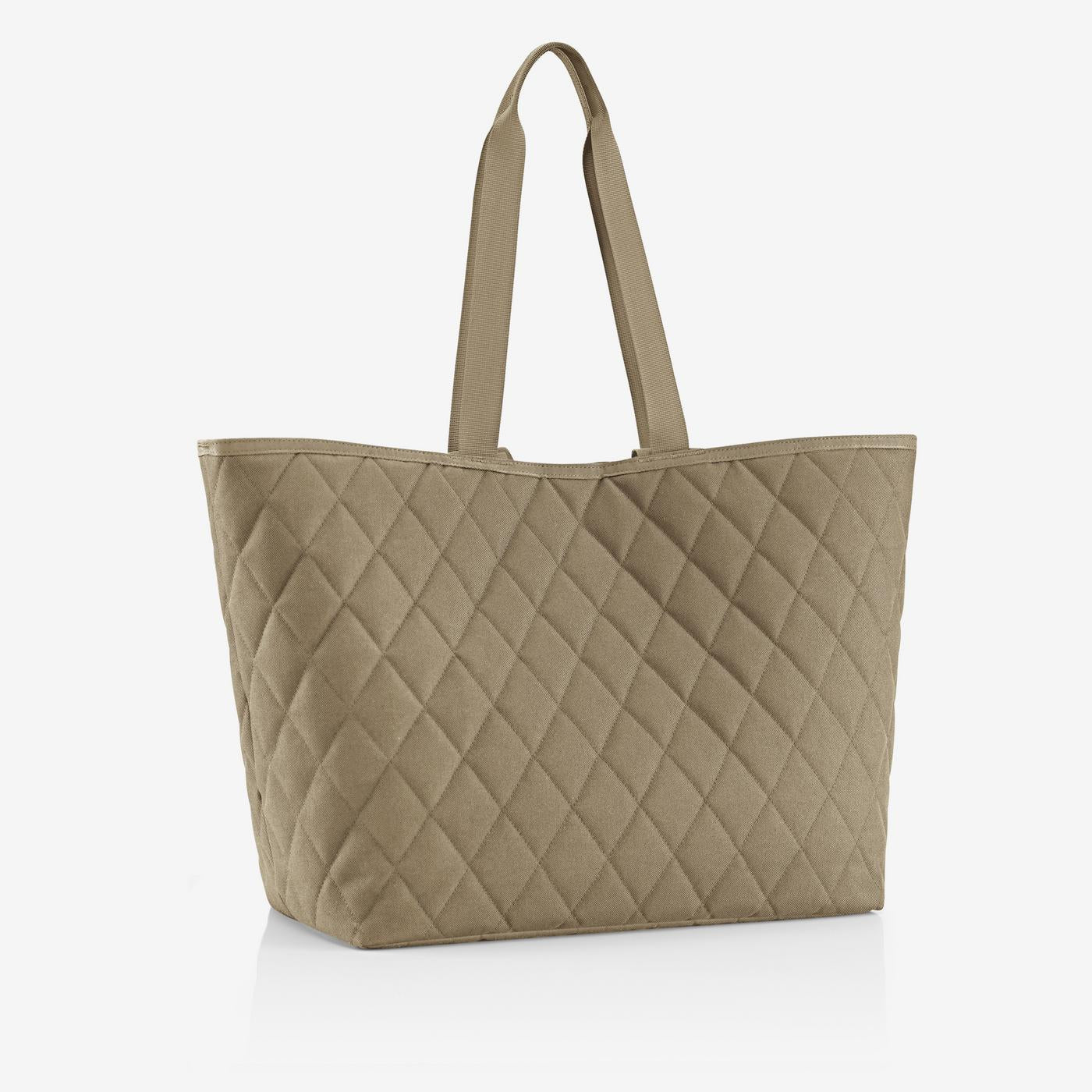 classic shopper XL rhombus olive - Image 4