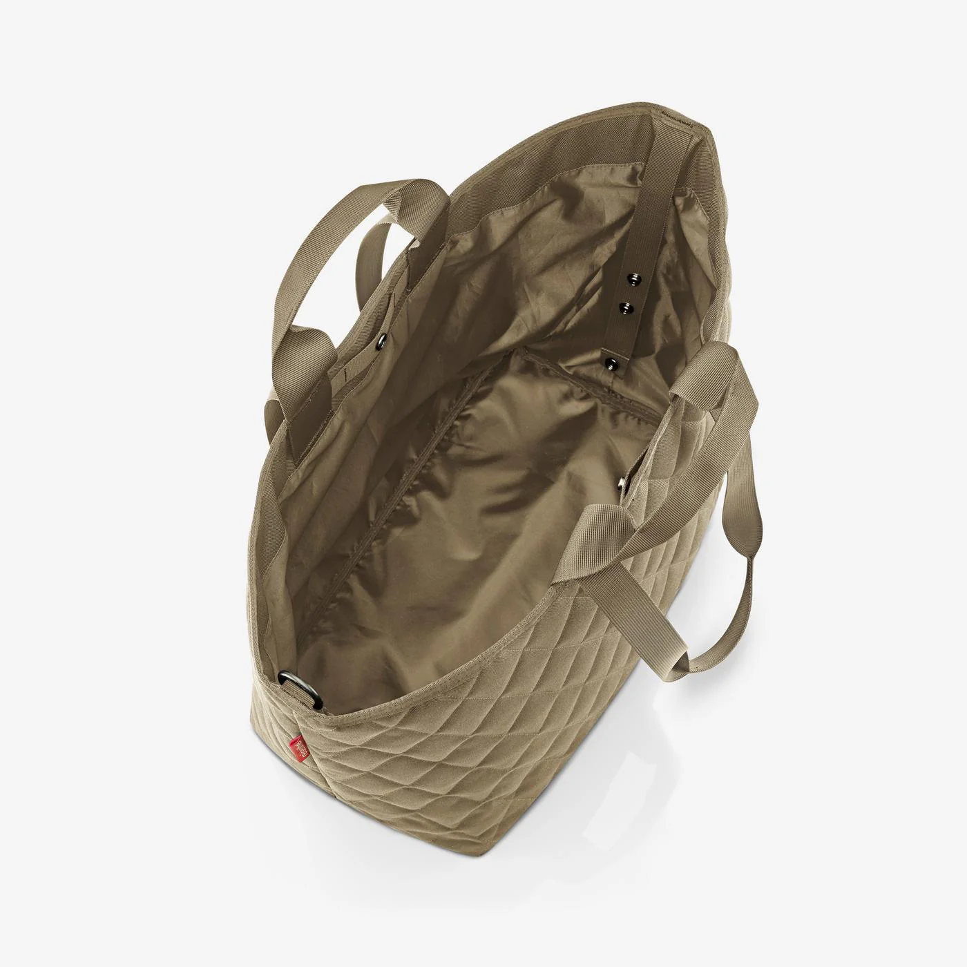 classic shopper XL rhombus olive - Image 5