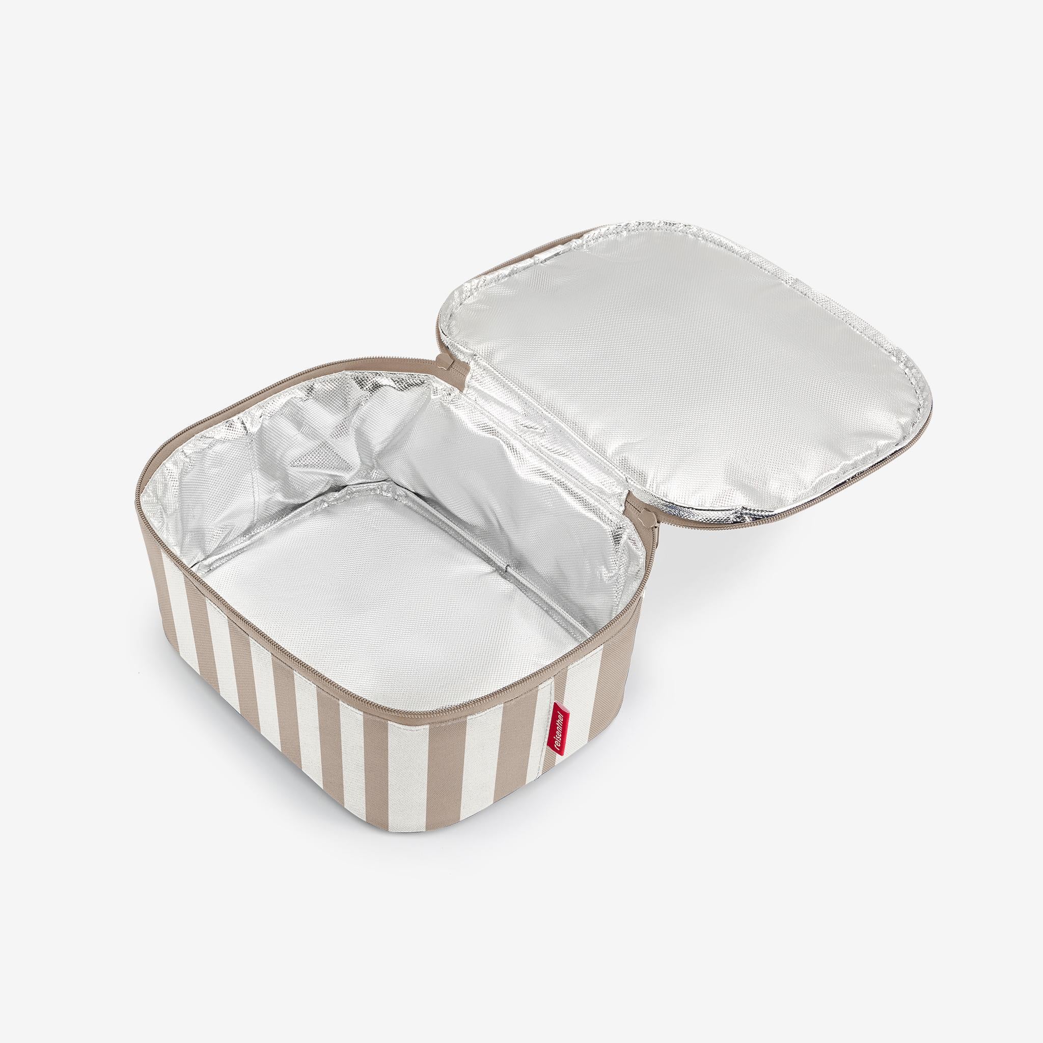coolerbag M pocket summerstripes coffee - Image 4