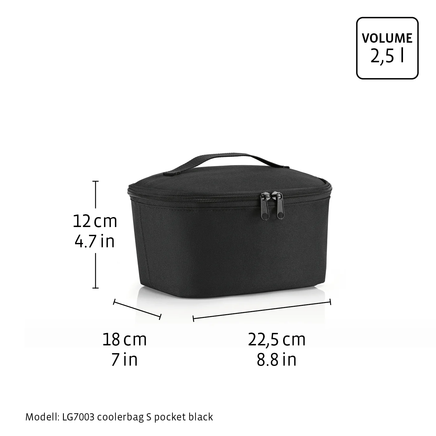 coolerbag S pocket summerstripes coffee - Image 5