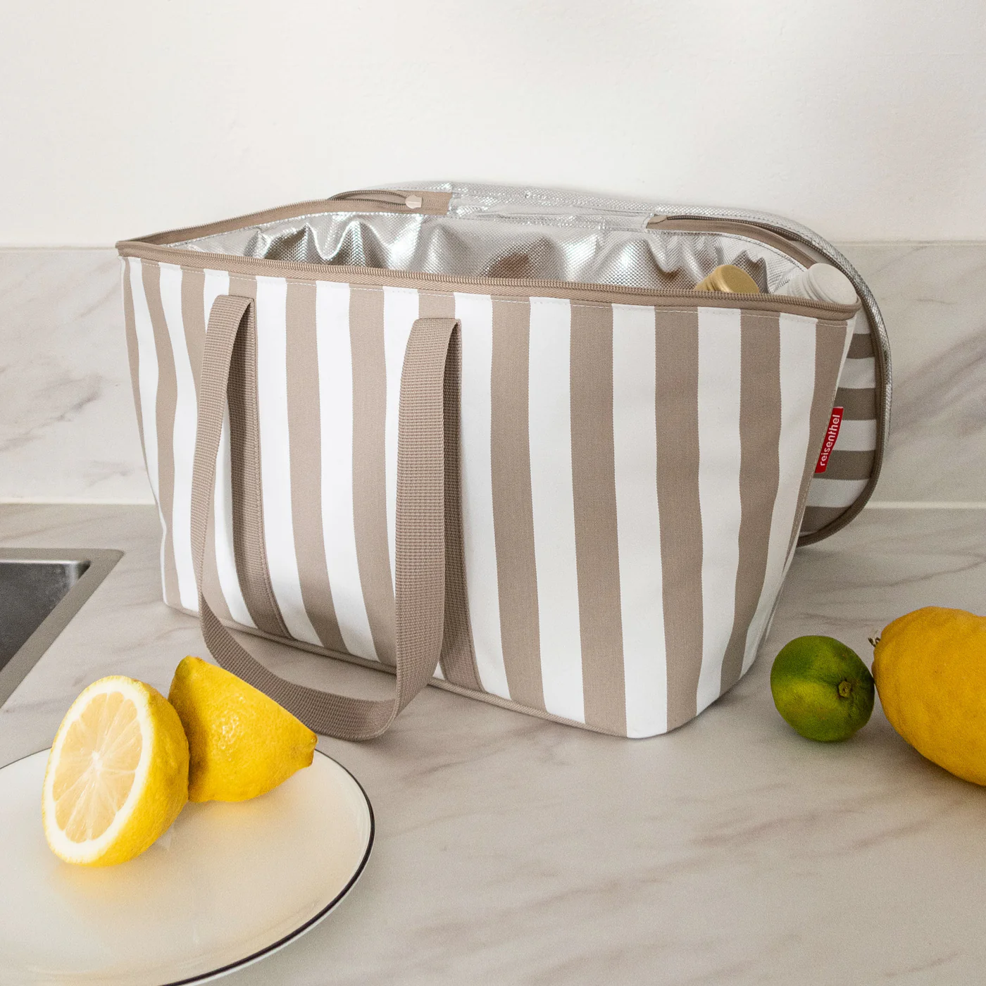coolerbag summerstripes coffee - Image 3