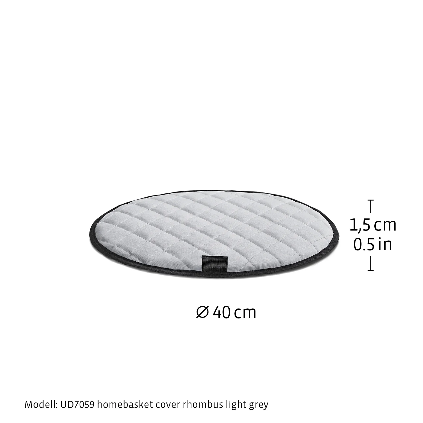 homebasket cover rhombus light grey - Image 6