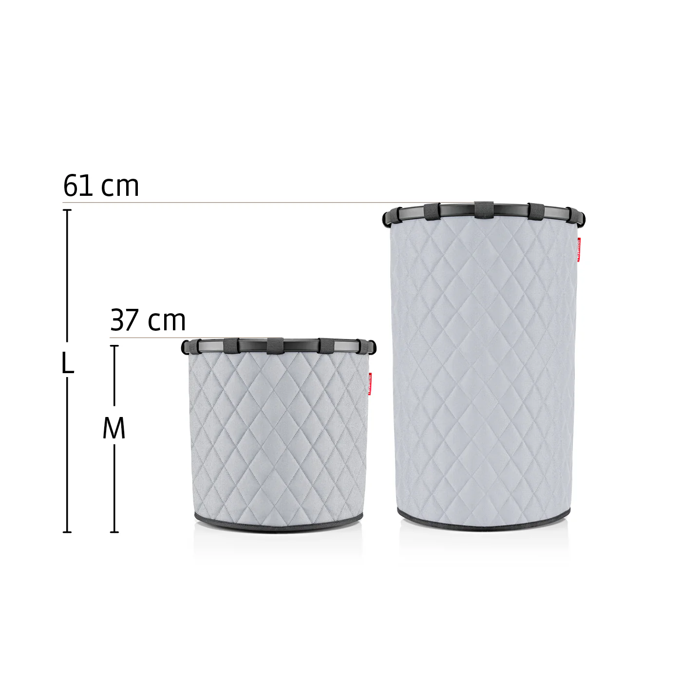 homebasket M frame rhombus light grey - Image 7