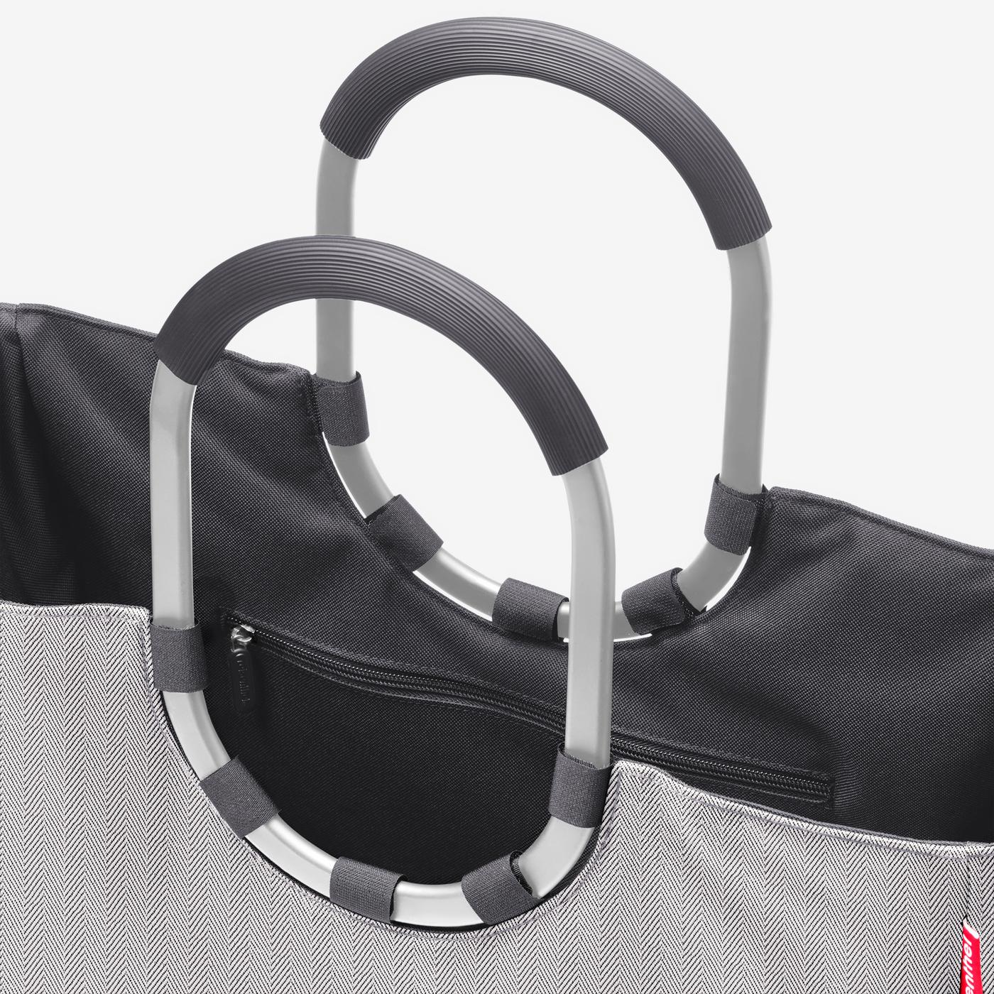 loopshopper L herringbone grey - Image 5