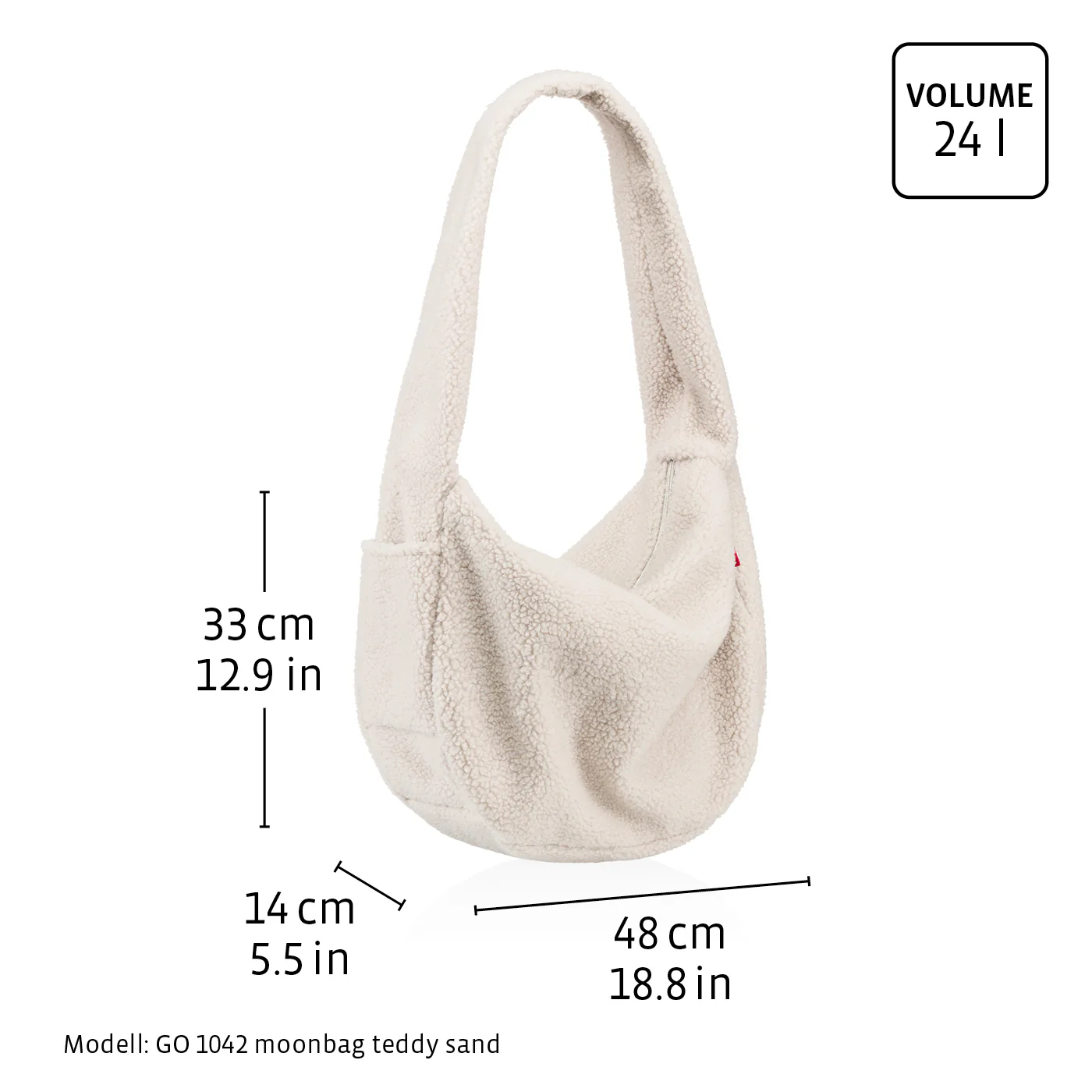 moonbag cord grey - Image 8