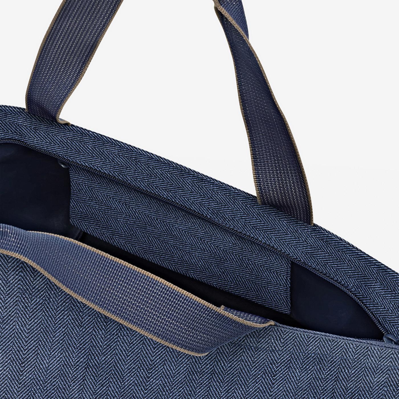 shopper M herringbone dark blue - Image 4
