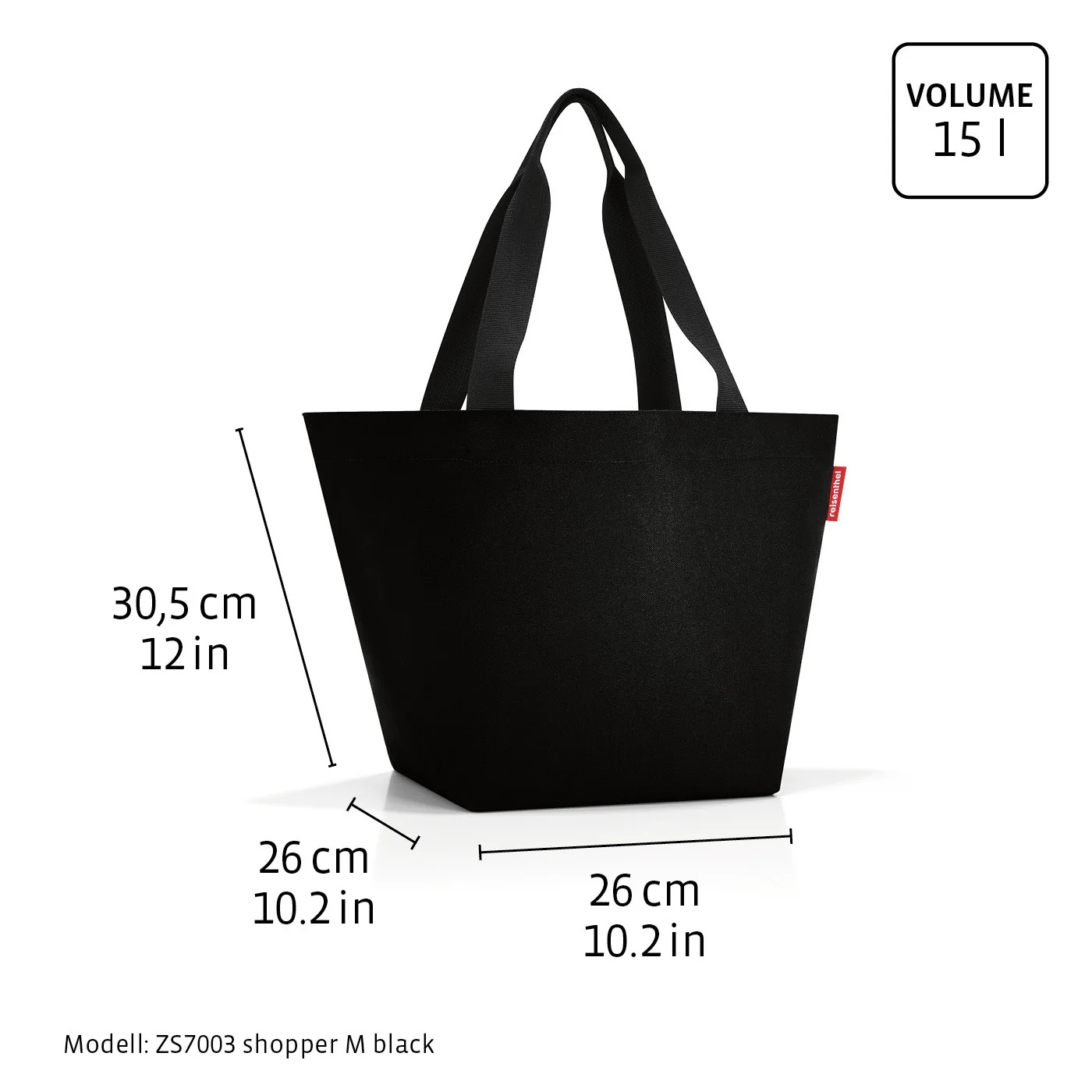 shopper M herringbone grey - Image 6