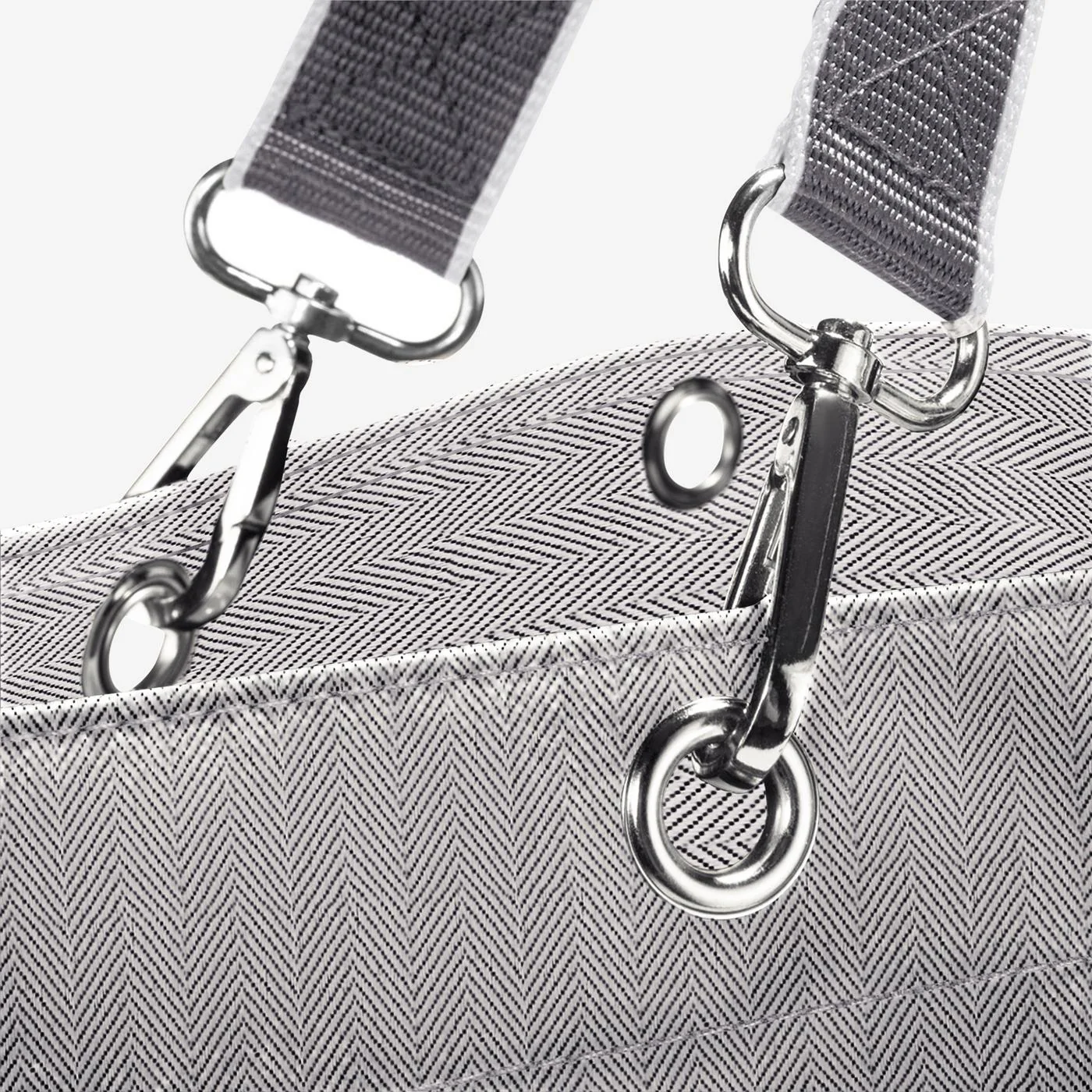 shopper XL herringbone grey - Image 5