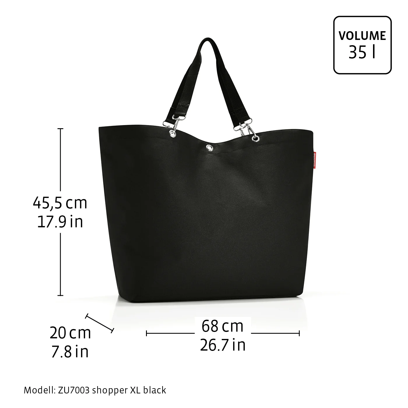 shopper XL leo nero - Image 5