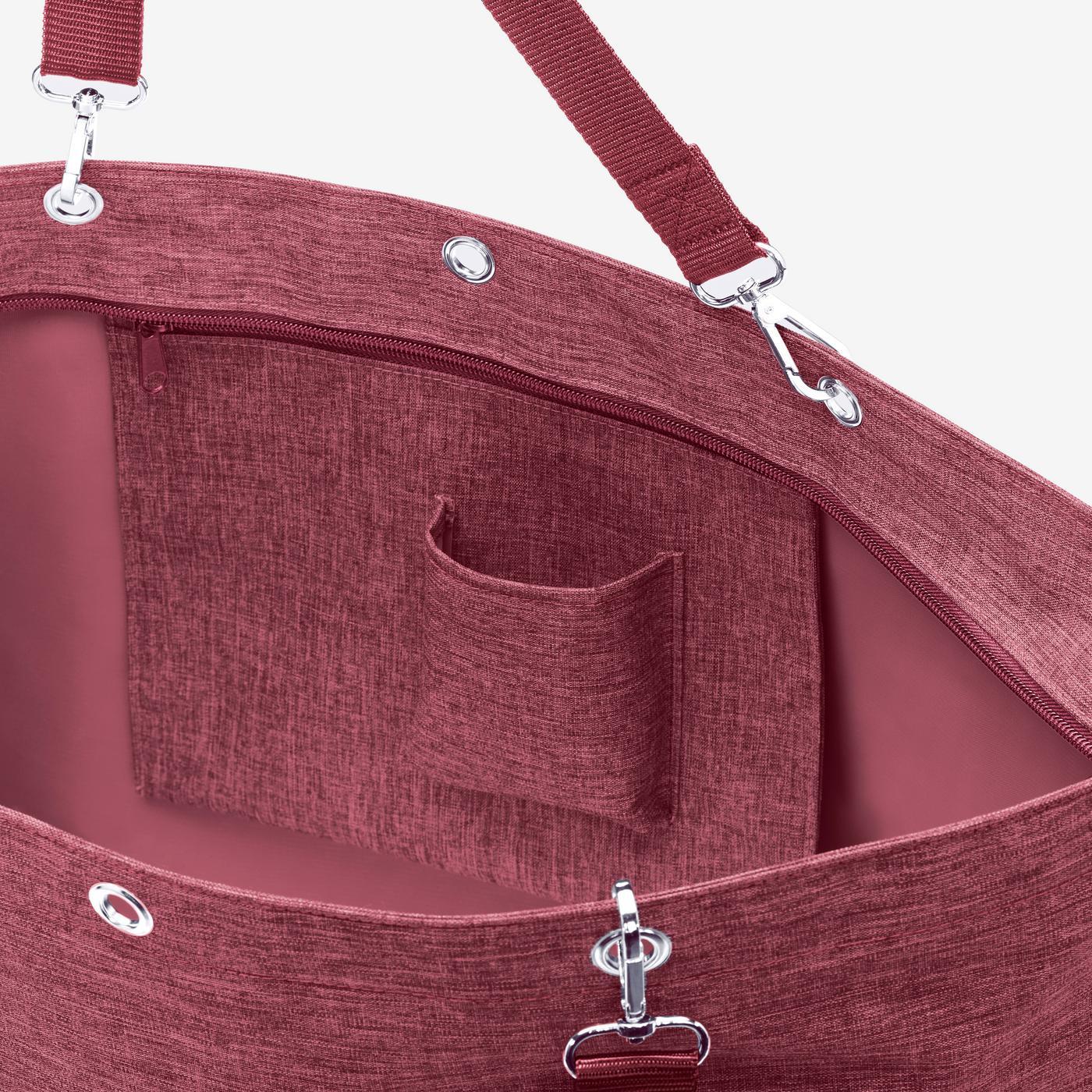 shopper XL twist maroon - Image 6