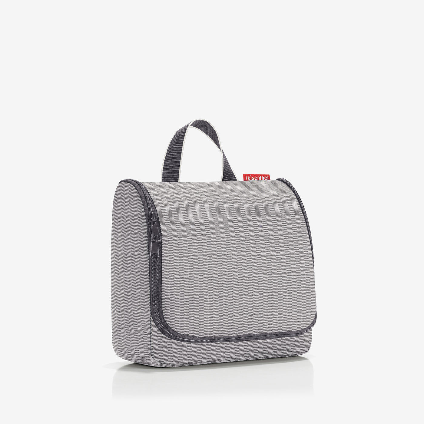 toiletbag herringbone grey - Image 4