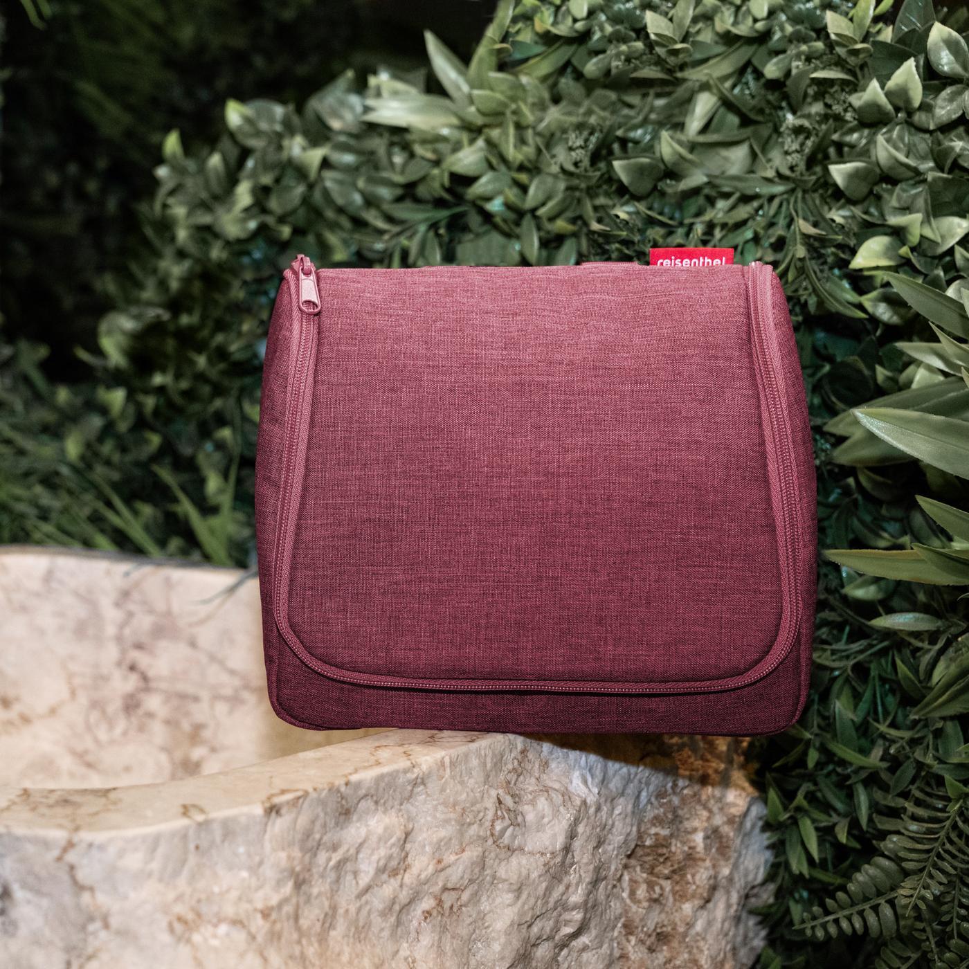 toiletbag twist maroon - Image 3