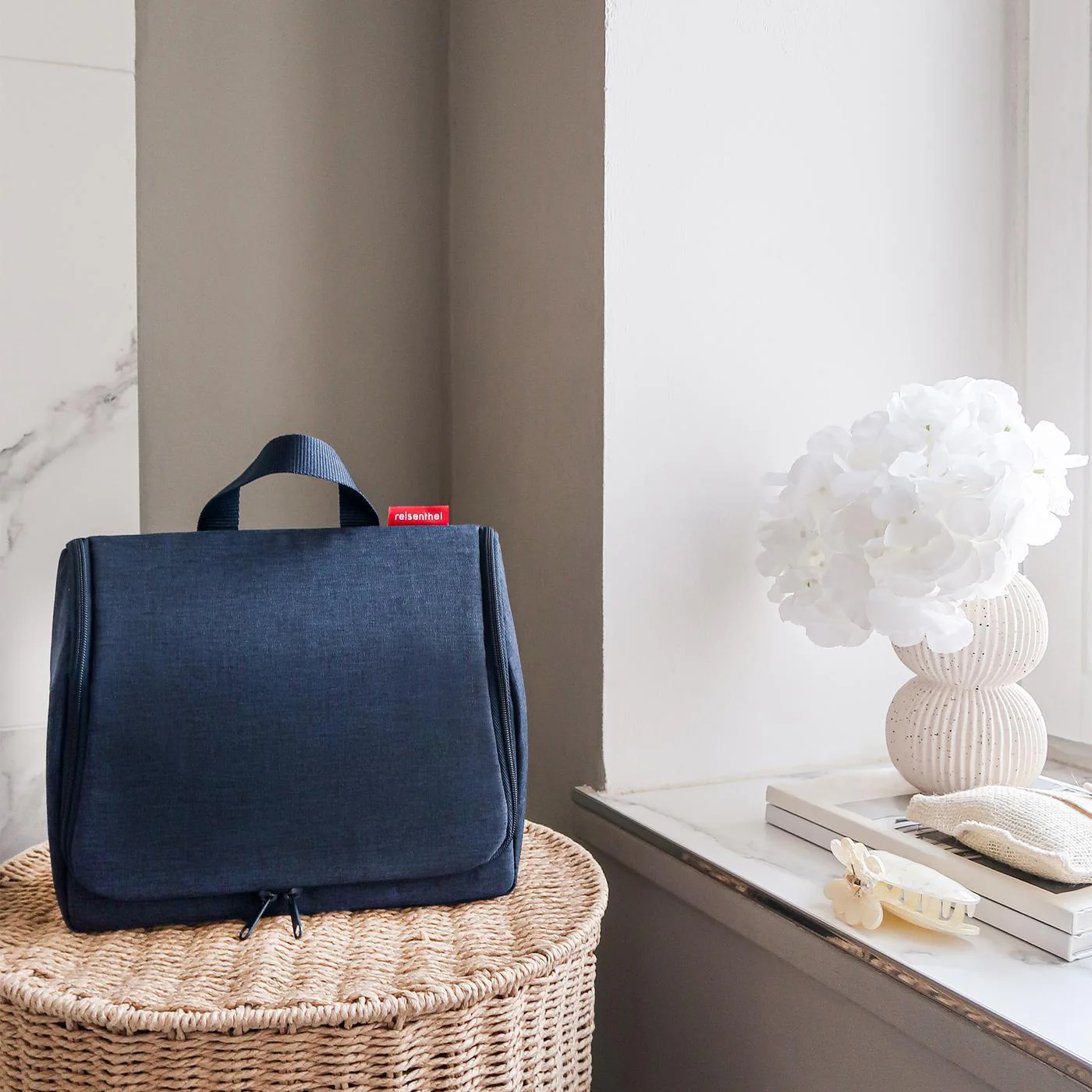 toiletbag twist navy - Image 2