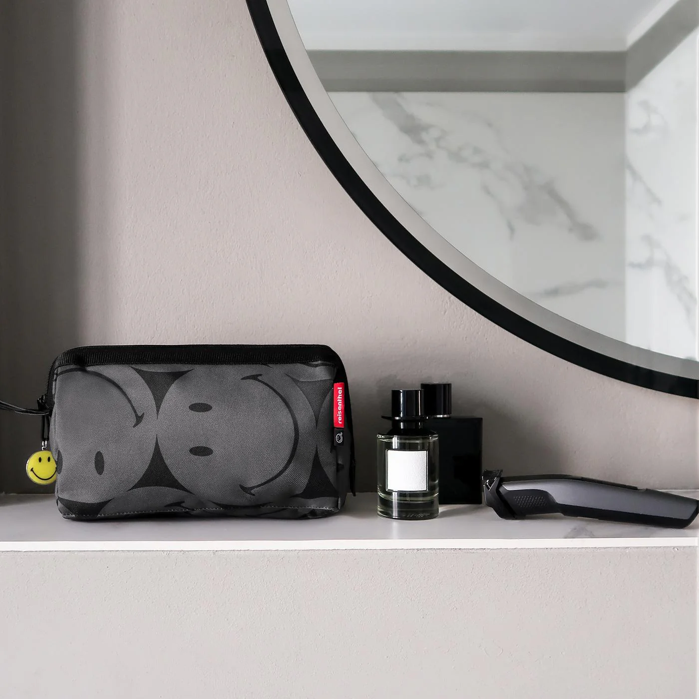 travelcosmetic smiley grey - Image 2
