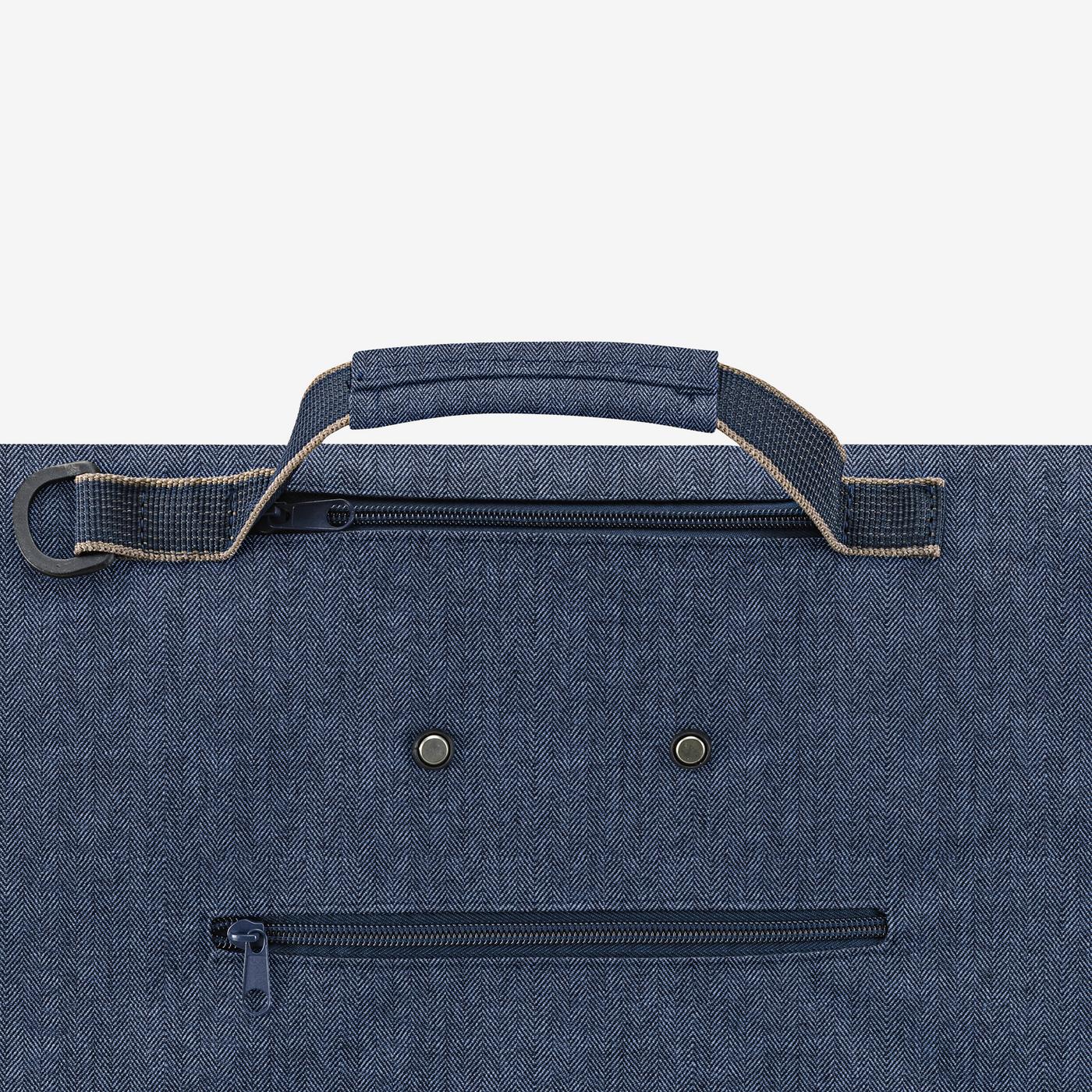 trolley M herringbone dark blue - Image 5