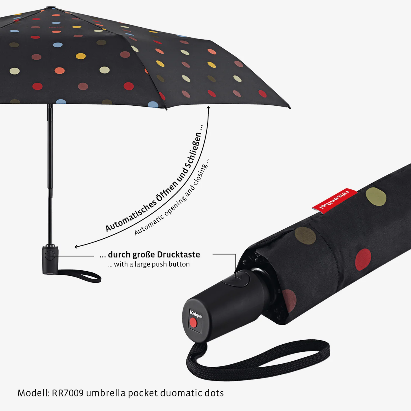 umbrella pocket duomatic signature navy - Image 7